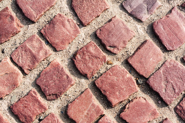 cobblestone pavement