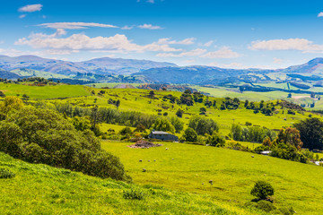 Hill view farm rural area