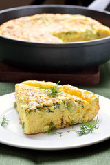 Piece of omelette