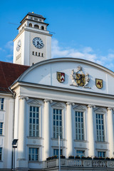 Fototapeta na wymiar Rathaus Sonneberg Thüringen