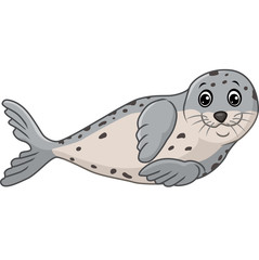 Cute seal cartoon
