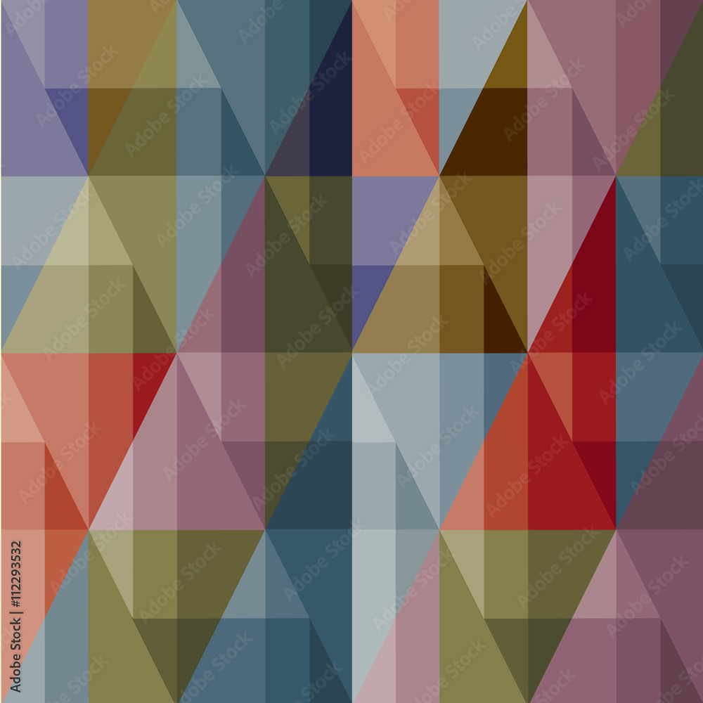 Wall mural abstract geometric colored background for design