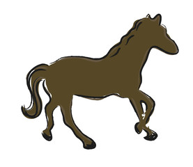 illustration horse vector