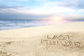beach and sand and sky of blue color 