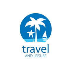 Vector logo travel