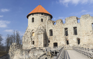 Medieval Cesis Castle.