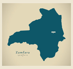 Modern Map - Zamfara NG