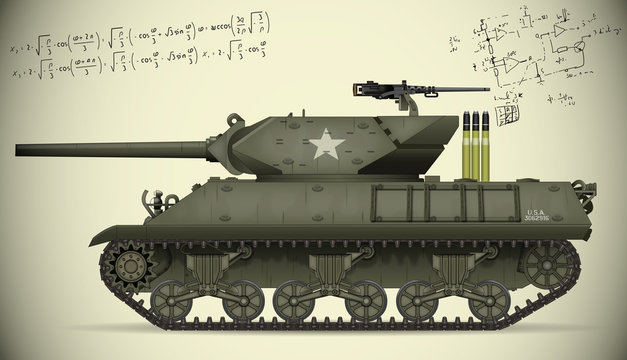 Char US M10 destroyer-WW2-08