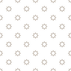 Abstract seamless pattern with stylized stars in islamic style
