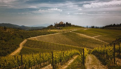 Weingut in Chianti, Italien