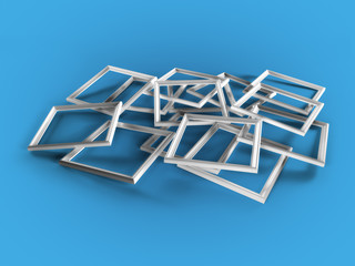 Stack of white bagets