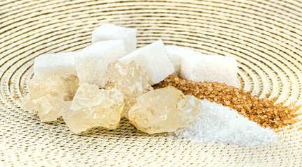 Different types of sugar