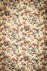 texture of vintage print fabric striped flower