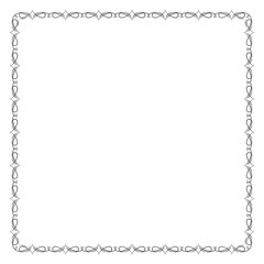 Decorative black square frame.