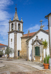 Fototapeta na wymiar Santa Maria dos Anjos church in Valenca do Minho
