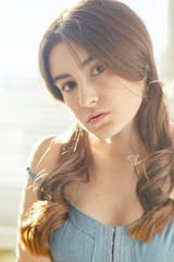Fototapeta premium sensual girl portrait