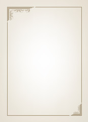 Border frame vector illustration