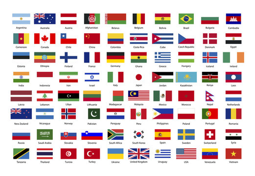 Flags of world sovereign states