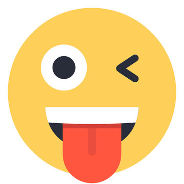 Tired Face With Lolling Tongue Icon Stock Illustration - Download
