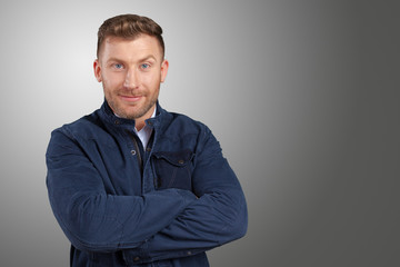 Portrait of a handsome man