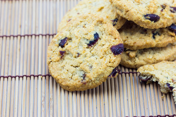 Delicious crisp oaty biscuits