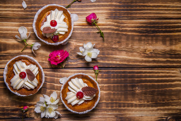 Fototapeta premium Fresh pastries - cakes