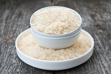 Dry rice grain
