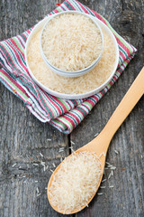 Dry rice grain
