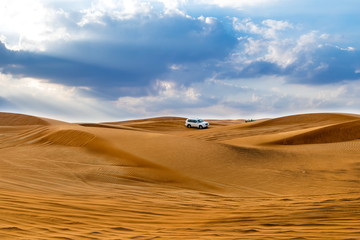 Desert safari in Dubai, United Arab Emirates