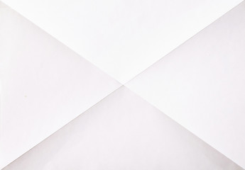 white sheet of folded  paper