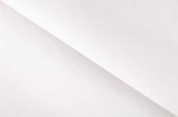 white sheet of folded  paper