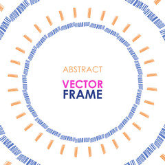 Ethnic vector frame