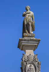 Statue of Deu-la-Deu in the center of Moncao