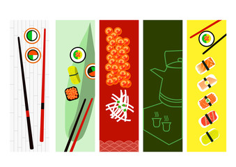 Sushi food design concept,vector illustrations