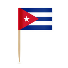 Cuba flag toothpick