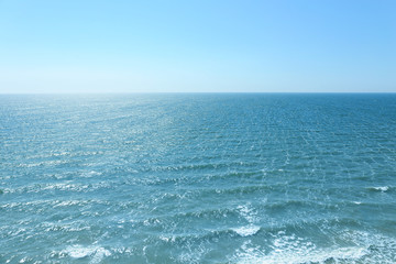 Naklejka na ściany i meble Beautiful sea on a sunny day