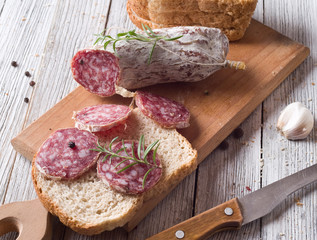 Sliced Italian Salami