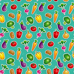 vegetable seamless pattern