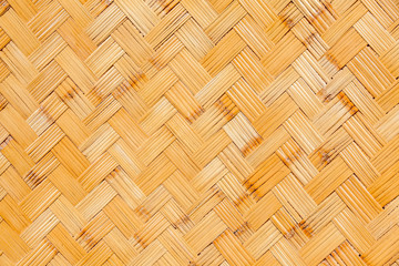 panneau de bambou tressé