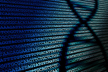 DNA sequence / Abstract background of DNA sequence