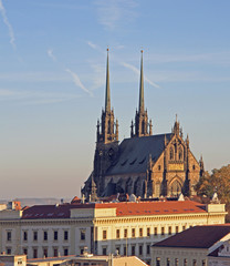 Cathedral of St. Peter and Paul with other buildings