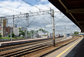 Gdynia, Poland - July, th 2015: Railway station