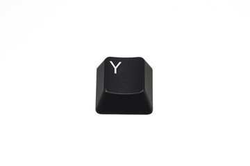 tilted keyboard key - letter y