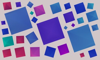 square blue purple background