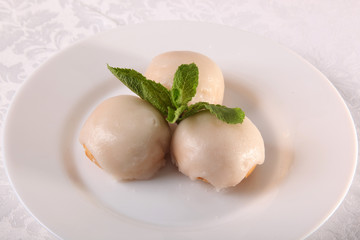 Sweet rolls with icing