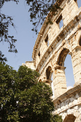 Obraz premium Les arènes de Pula en Croatie