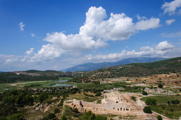 Fototapeta na wymiar Ancient ruins in Patara, Turkey