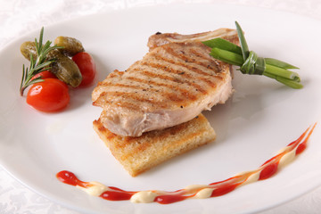 pork loin with gravy