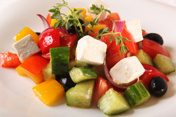 Greek Salad with cheese