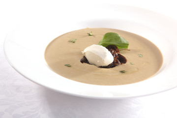 soup with sour cream